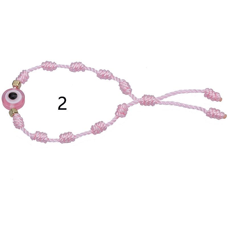 Evil Eye Crystal Beaded Adjustable Bracelet for Boys & Girls