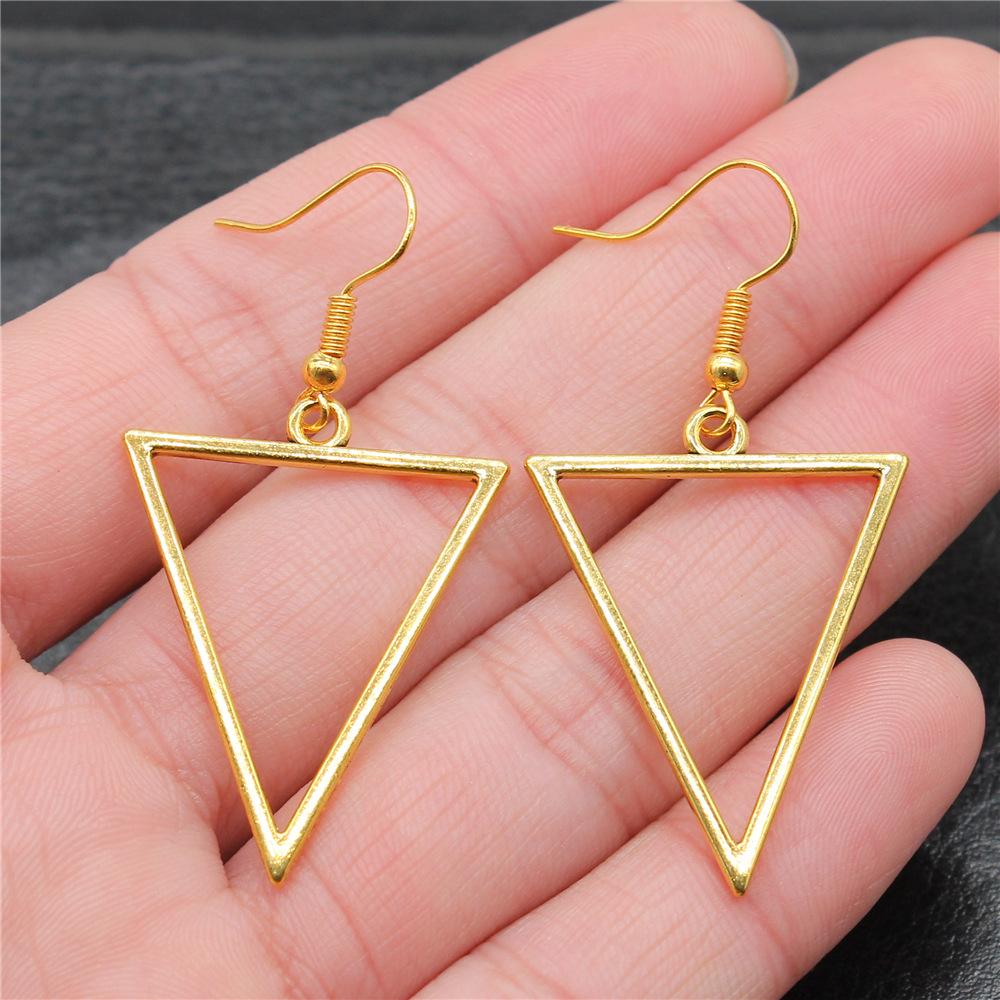 30 Styles Women Fashion Simple Handmade Earrings Geometric Swirl Triangle Teardrop Pendant Dangle Earrings