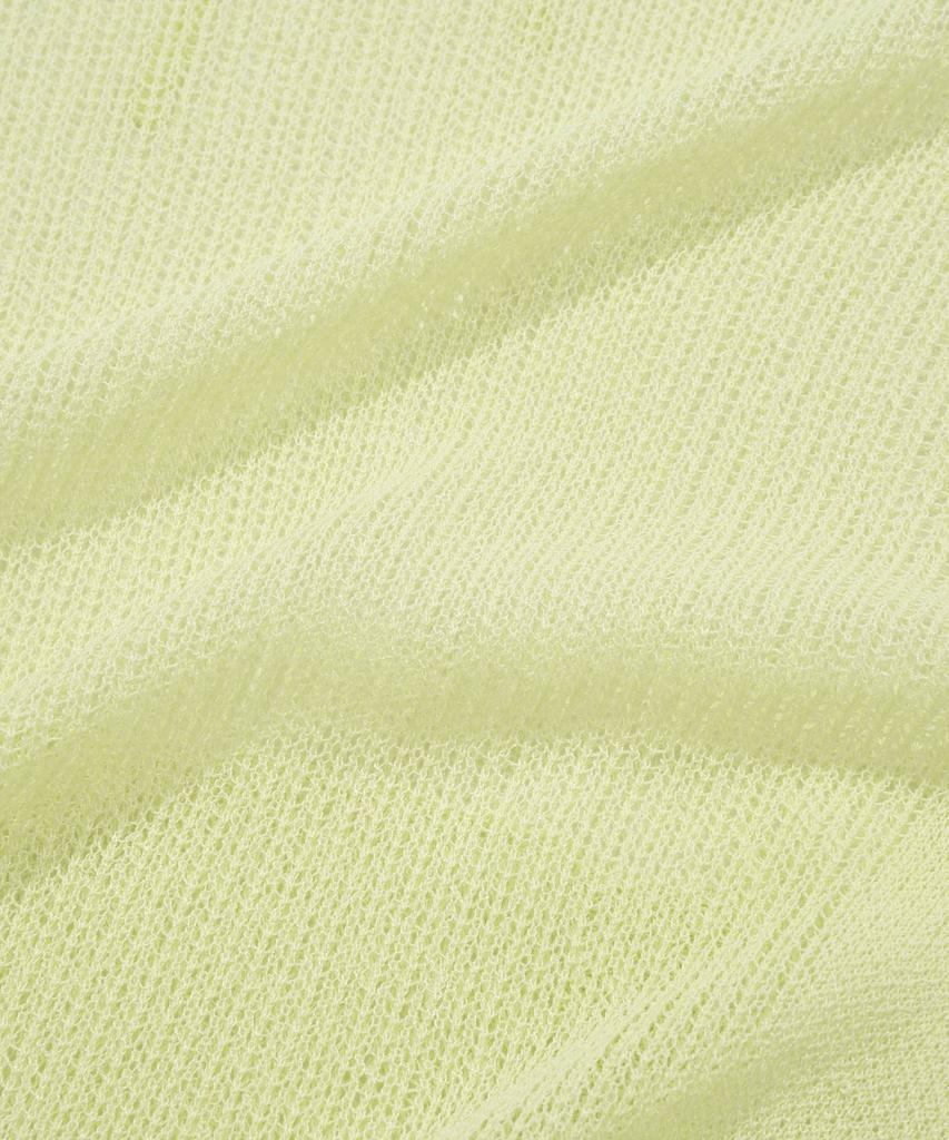 COVERNAT Authentic Mesh Knit Hoodie Light Lime