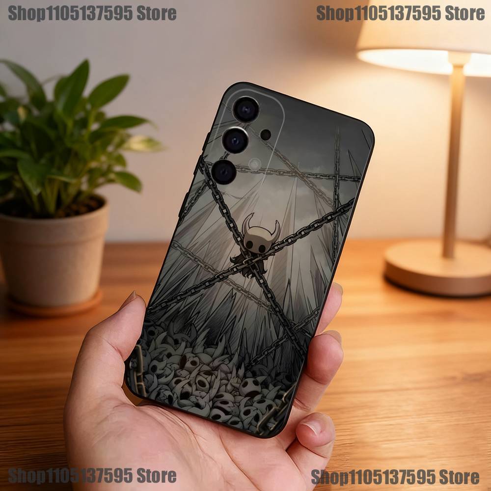 H-Hollow Knight Silksong Phone Case For Samsung S25,S24,S21,S22,S23,S30,Ultra,S20,Plus,Fe,Lite,5G Black Cover