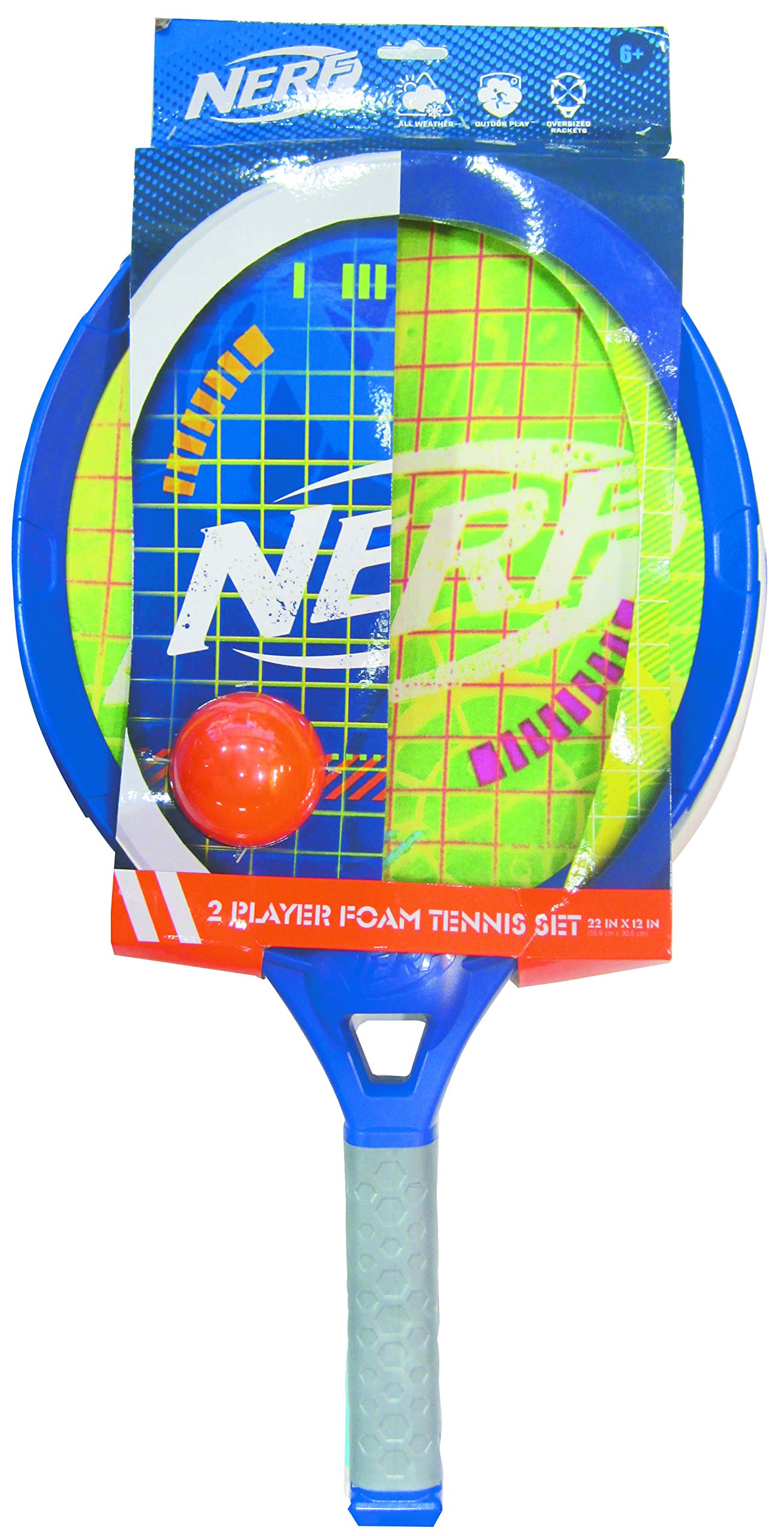

Franklin NERF tennis racket 2 rackets/balls included/beginner tennis білий