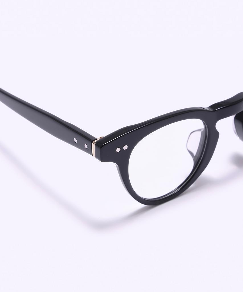 Alloaiweeo [Frame Black] Fbg7601 0909G Black Acetate Eyeglass Frame Blue Light Lens Selection