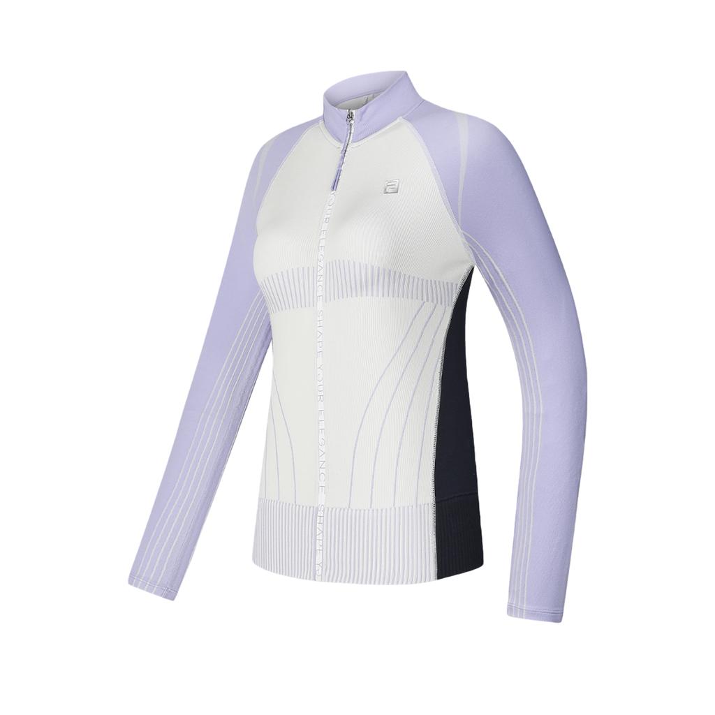 New FILA Knitwear Women's Mustard Purple A11W421503FVT