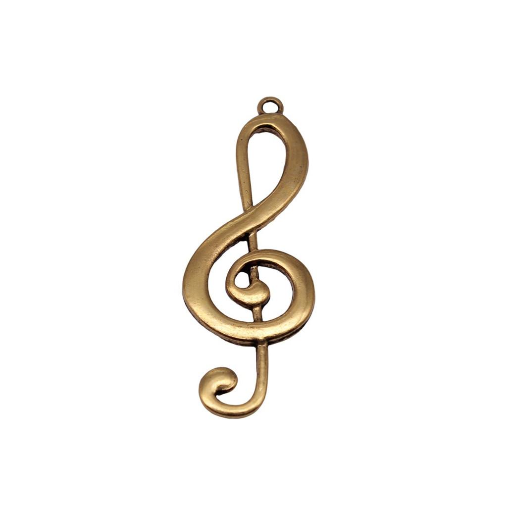 Jewelry Crafts Music Note Charms Alloy Pendants For Concert Collector