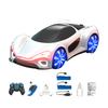 Remote Control Concept Car Toy with LED Light Spray Dual Controller 4WD New Energy Vehicle Rechargeable Toddlers 2.4GHz RC Drift Racing Car
