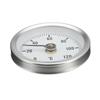 0-120℃ Stainless Steel Clamp-On Tube Thermometer On Tube Heating Spring 63Mm Metal Temperature Temp Gauge Spring Industrial Tool