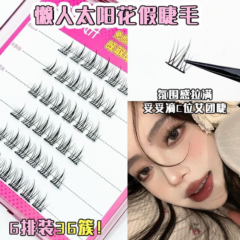 Lashie - Natural Wispy Glue-Free Cluster False Eyelashes