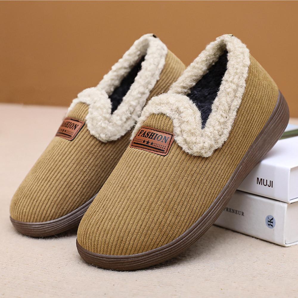 

Хлопковая обувь женская осень-зима новая теплая домашняя повседневная универсальный стиль женские хлопковые ботинки 41 хаки