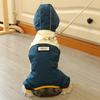 4-Leg Dog Raincoat Waterproof UV Protection Pet Rain Jacket Small To Large Breeds Use