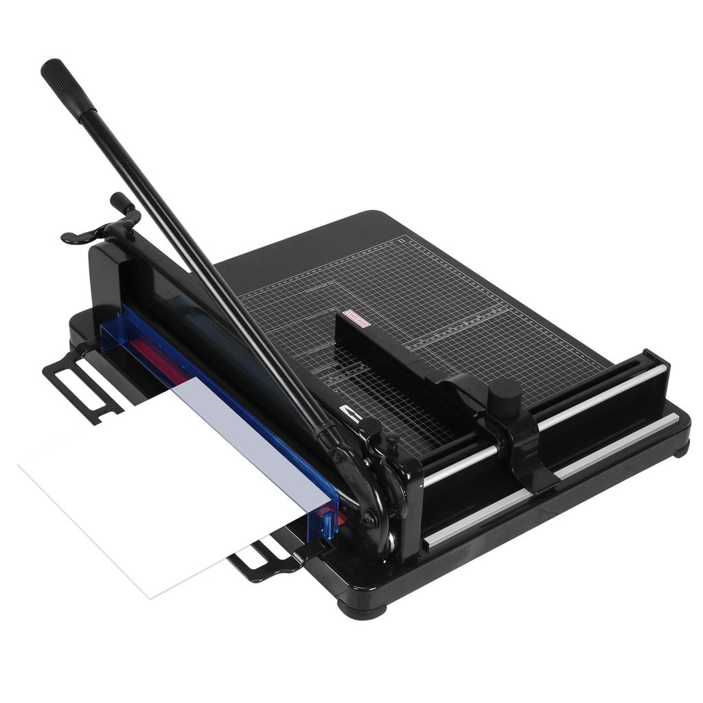 17inch Heavy Duty Paper Cutter with Double Safety Protection 400 Sheets Capacity for Classroom Crafting Cardstock Art Projects