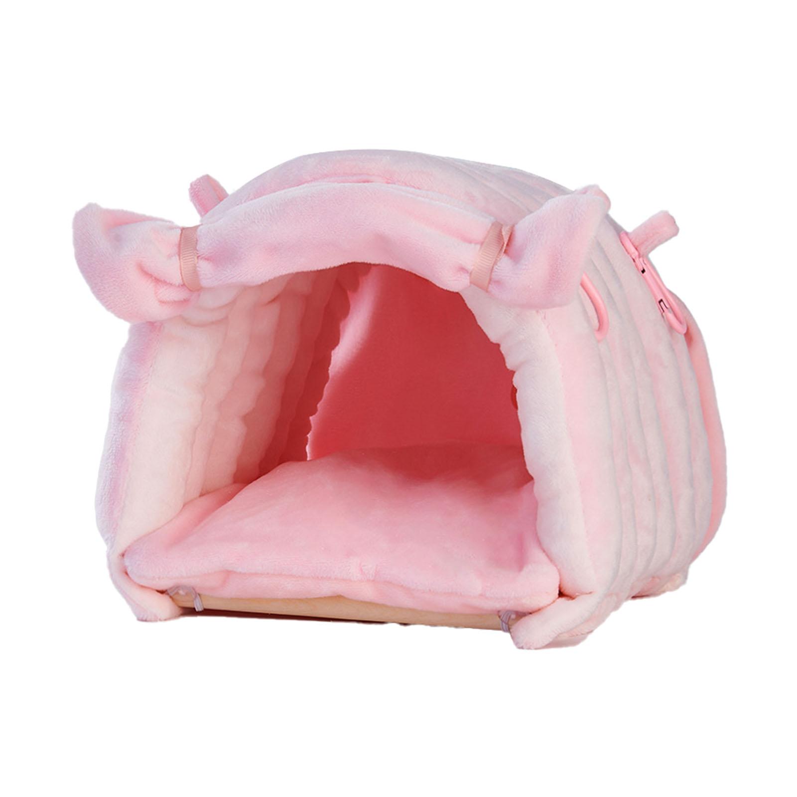 

Клетка для птиц, подвесное гнездо, гамак для птиц, аксессуары для клеток, палатка для клетки, теплое гнездо для попугаев розовый