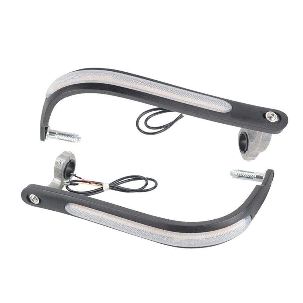 

1Pair Motorcycle Handguards ABS Handlebar Guards Clutch Protector with LED Turn Light for Motocross Dirt Bike Hand Guards армия зеленый