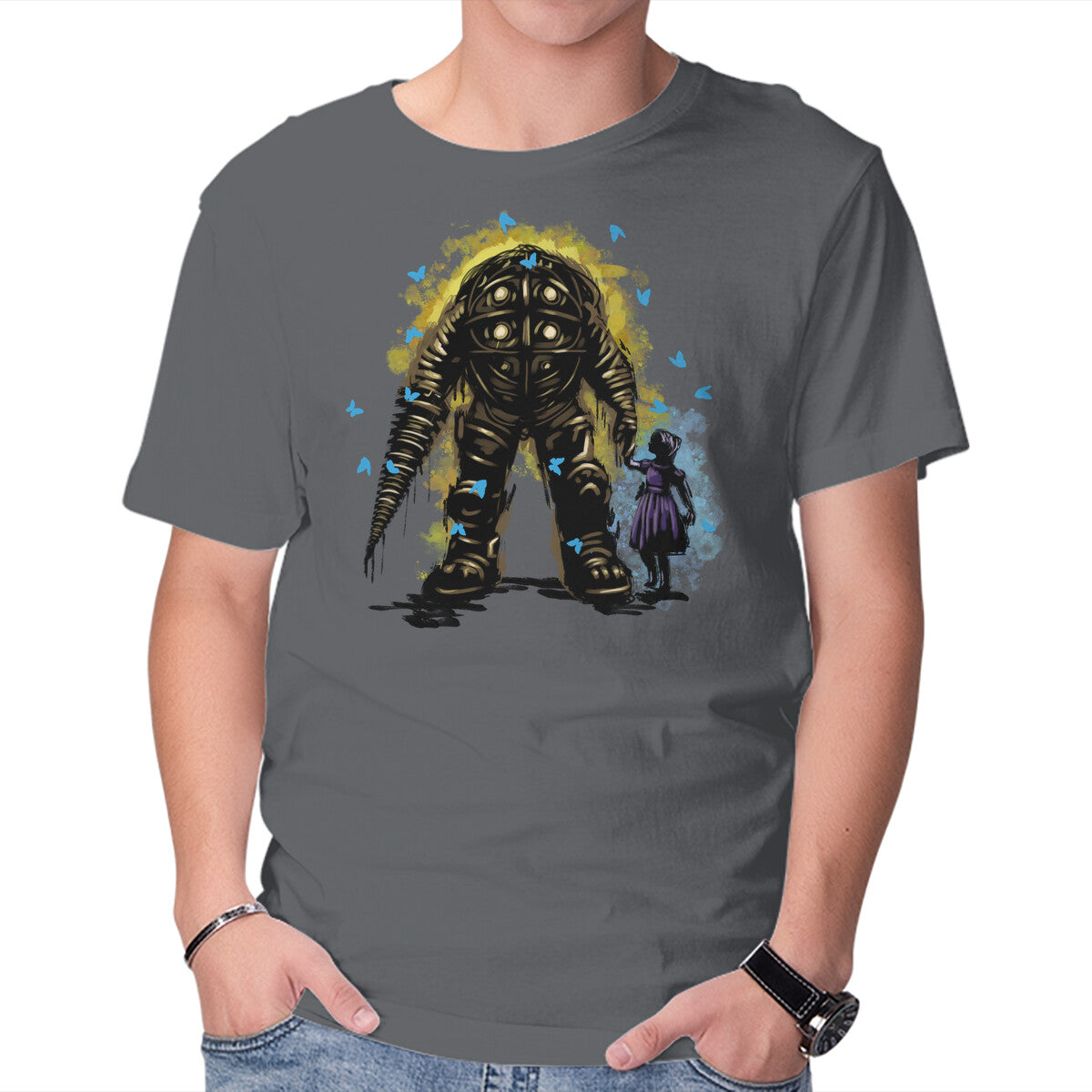 Unisex Crew Neck T-Shirt Thanks Mr B Graphic Short Sleeve Casual Tee XXXL