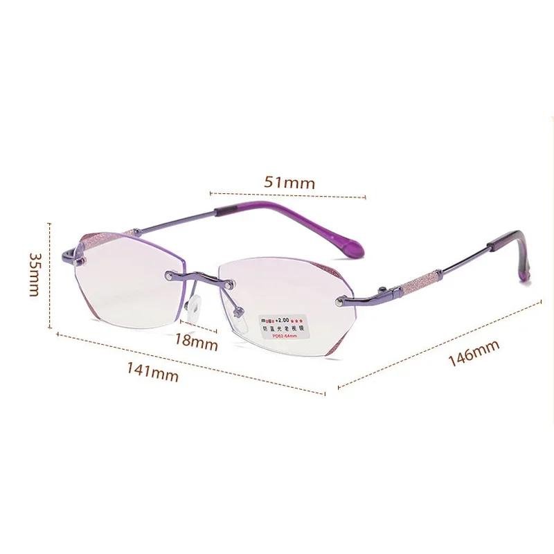 Blaulichtfilter Lesebrille mit Dioptrie Luxusdesign Verschreibung Presbyopie Hyperopie Brillen Fertige Brillen Dioptrie