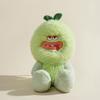 Plush Soft Monster Peach Fruit Toy With Pp Cotton For Bedroom Decor And Gifts