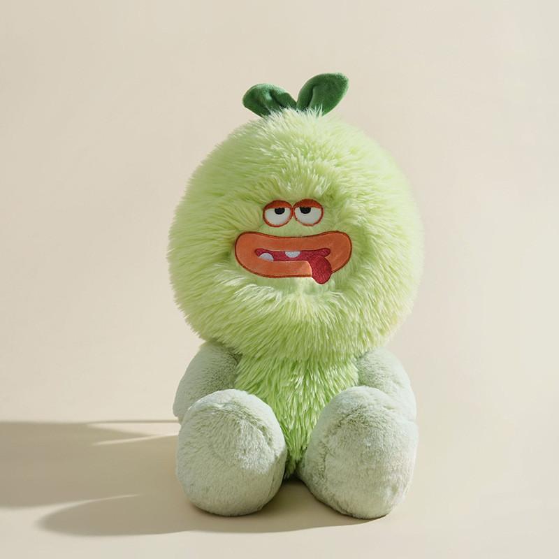 Soft Plush Monster Peach Fruit Toy With Pp Cotton For Bedroom Decor And Gifts