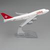 1/400 Scale Aircraft Boeing 747 Swiss Air 16cm Alloy Airplane B747 Children Kids Gift for Home Decoration