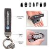 T23-Car Tire Wheel Valve Caps Cover Suede Car Key Chain Ring Keychain For Volkswagen ID GTI Golf Polo Passat Tiguan Jetta Beetle CC