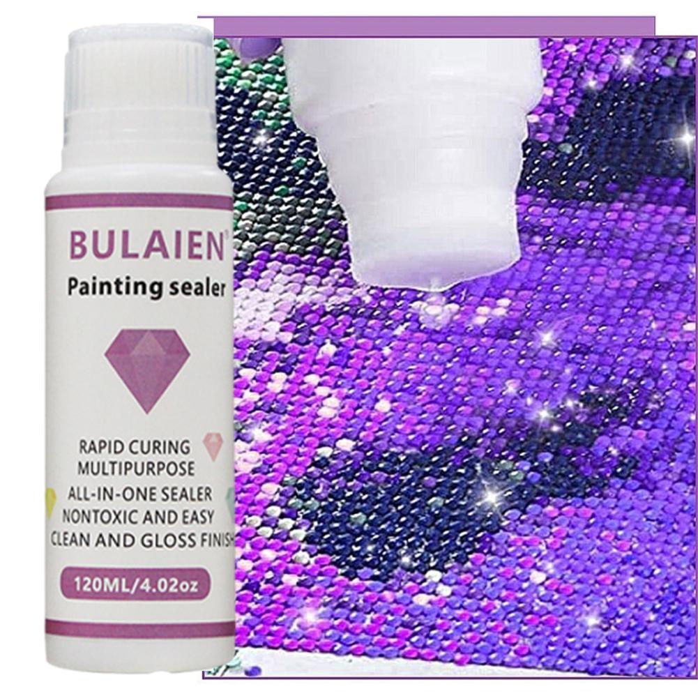 Sigilant pentru Pictură cu Diamante DIY Conservant Adeziv pentru Pictură cu Diamante Sigilant pentru Artă cu Diamante Adeziv Puzzle pentru Efect de Strălucire Artizanat Pictură DIY