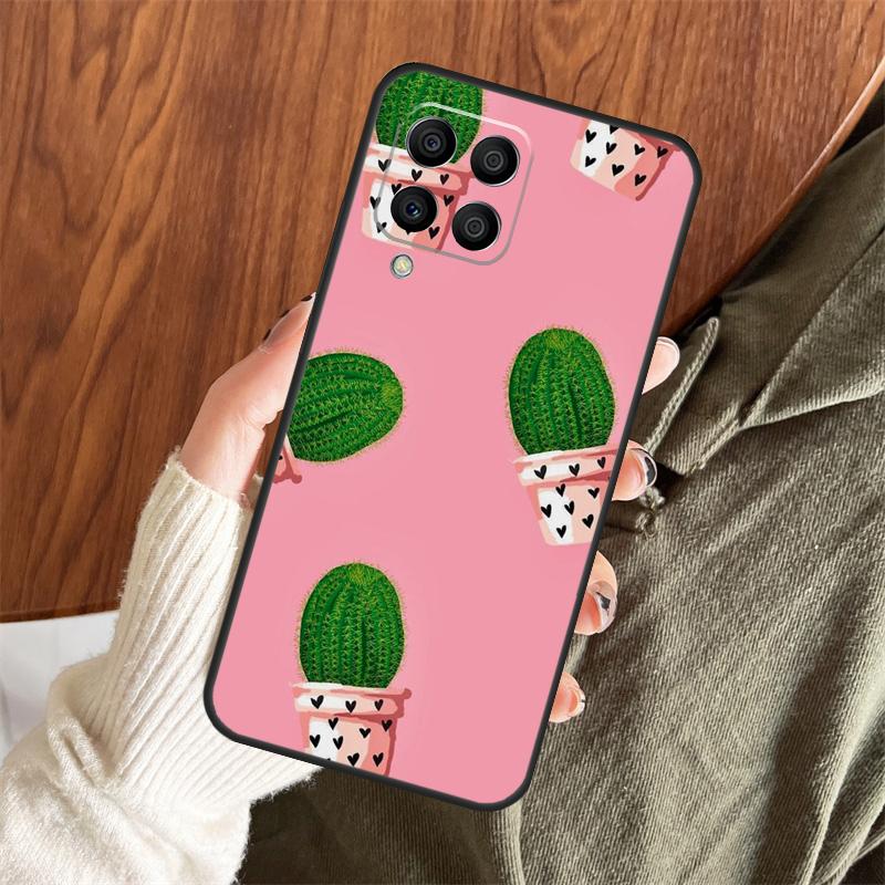 Summer cactus Patterns Case For Samsung Galaxy M11 M21 M31 M35 M12 M13 M14 M15 M16 M36 M56 M53 M32 M52 M55 M34 M54