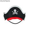 Halloween Pirate Hat Cap Decoration Kids Adult Halloween Masquerade Captain Cosplay Costume Props Pirate Theme Birthday Party