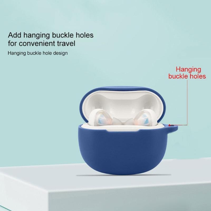 Protective Case Silicone Storage Case Flexible Cover Shockproofs Designing Eardbud Storage Case for Skull Candy Rail