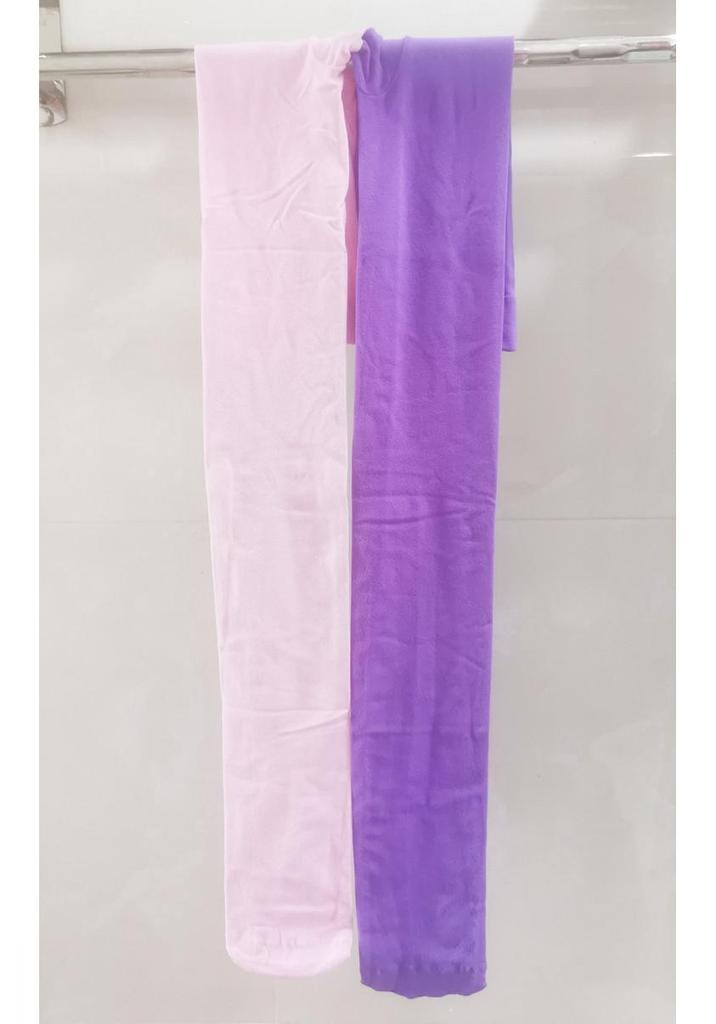 Damen asymmetrische Yin Yang Schwarz-Weiß Samtstrumpfhose