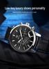 Binyan Men's Multifunction Quartz Watch - Fashion Leather with Calendar 5104