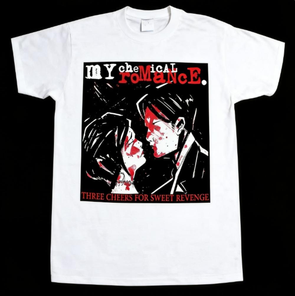 

New My Chemical Romance T Shirt Album Graphic Tee Short Sleeve Mens Womens Stylish Versatile Tops S
