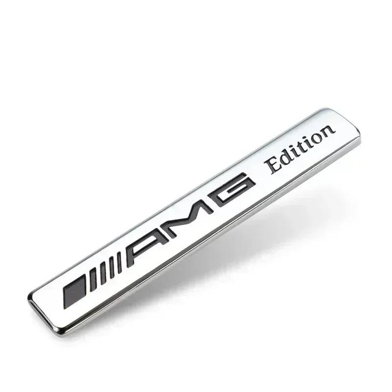 CRB1 3D Metal Car Logo Stickers Side Fender Tail Trunk Styling Accessories For Mercedes Benz AMG W204 W205 W203 W211 W212 W213 W201