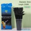 ZISIZ Individually Wrapped Disposable Plastic Bent Straw
