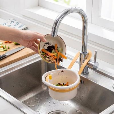 Hanging Kitchen Drain Basket Detachable Fruit Washing Basin Food Garbage Filter  Vegetables Washing