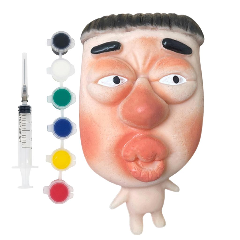 Sensory Zit Picking Squeeze Fidgets Toys with Pigment Fun Interactive Prank Acne Squeezes Toys for Adults Birthday Novelty Gift