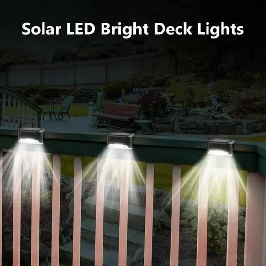 Lampe solaire extérieure - Pack de 4 - Blanc chaud - Étanche - Allumage automatique