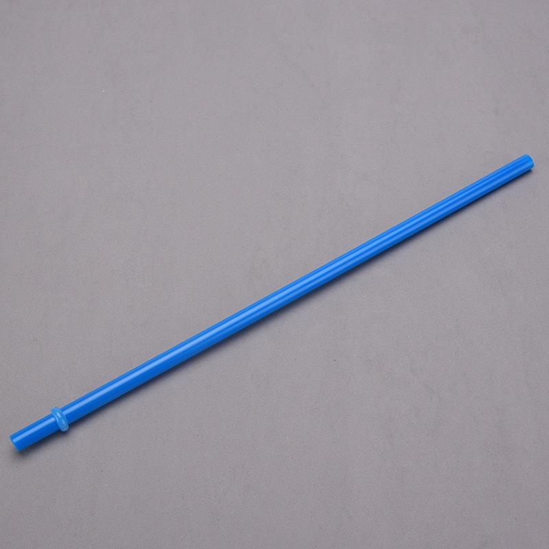 7Mm Aperture Straw 37 Color Solid Color Plastic Cup Accessories Pp Straw Non-Disposable Straw With Ring