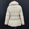 STRAWBERRY-FIELDS 80% Down Coat Outer Women's M Beige Volume Collar(USED)