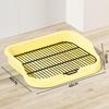 Dog Toilet Indoor Dogs Litter Box Puppy Training Iron Frame Dog Litter Box Washable Dogs Urinal Poop Basin Toilet Pet Supplies