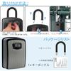 Large Capacity Key Box - C-Timvasion Safe with 4-Digit Combination Lock, Padlock, Key Storage Box,