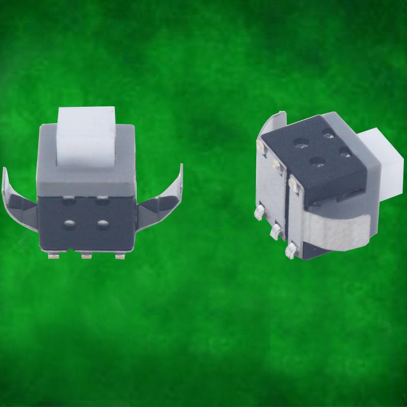 

5.8mm Dustproof Waterproof Two-Pin White Spring Handle High-Temp Resistant Button Switch (Self/Non-Locking)