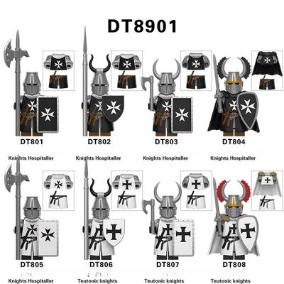 DT8901 Bausteine ​​Medieval II Warfare Römischer Soldat Teutonic Knights War Horse Action-figuren Weihnachten Spielzeug für Kinder