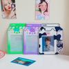 Kawaii Milk Bottle Pocard Holder 3inch Korea Card Set Cartoon Cute Po Star Chasing Student Girl Bus Card Storage