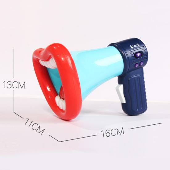 Funny Big Mouth Megaphone Recording Voice Changer Kids Mic Toy Party Favors