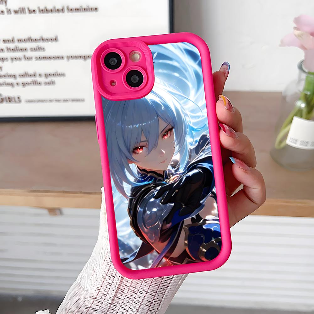 

HSR Jingliu Thicken TPU Mobile Phone Case for iPhone 17 16 15 14 13 12 11 Air Pro Max Plus Colorful Cover iPhone 14 Plus