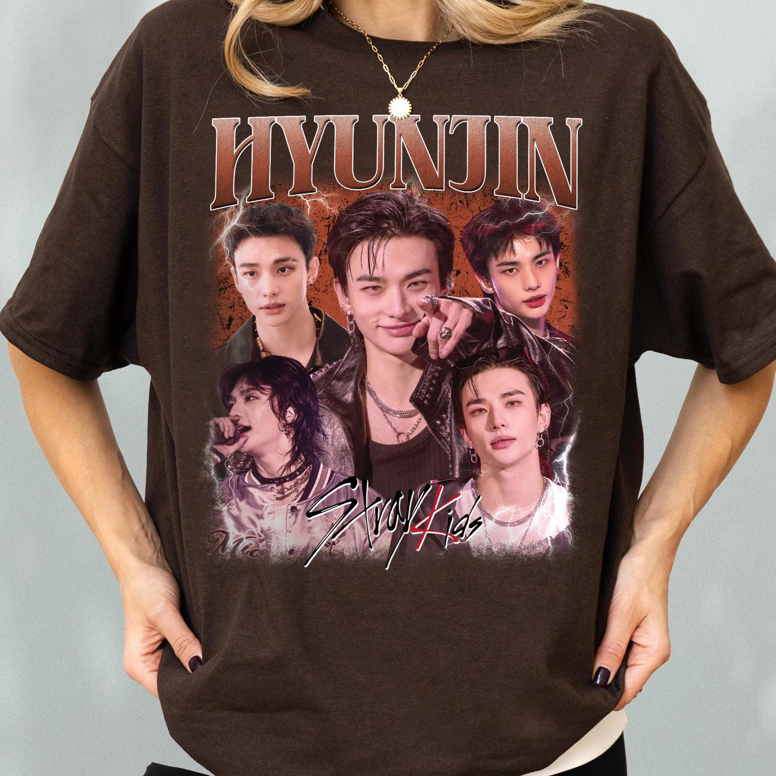 Hyunjin Stray Kids World Tour 2025 Unisex T-Shirt M