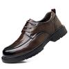 2026 New Designer Dress Shoes For Men Lace Designer Fashion Casual Leather Shoes Male Spring Autumn Business Men's Wedding Shoe