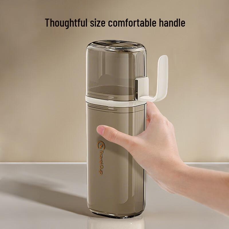 Portable 3-in-1 Travel Toothbrush & Mouthwash Cup Set