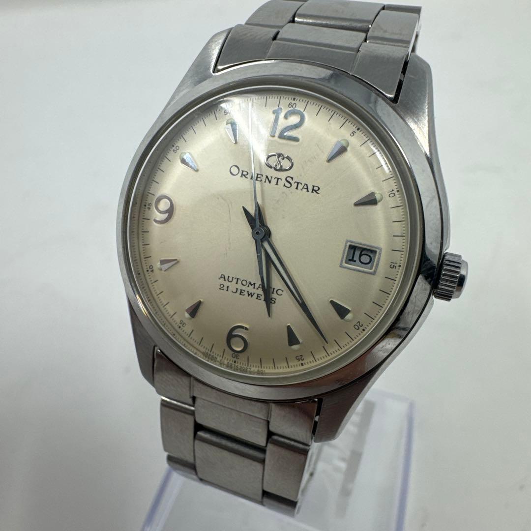 Orient Star Automatic Watch Ivory Back Sketch Vintage Product