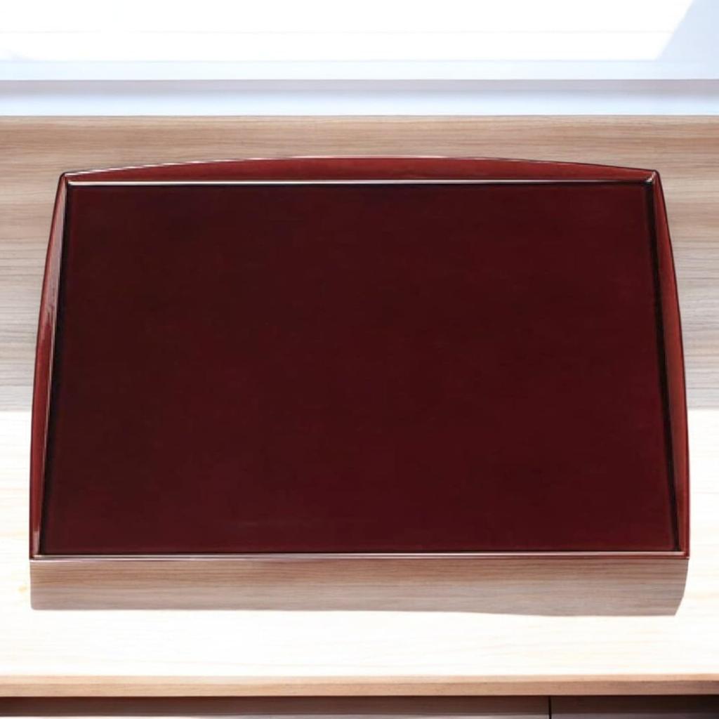 Square Watarase Tray with a design of Lacquerware Made in Japan J-kitchens 9-inch (Tray) Bishamonten, 27cm, (ABS Resin),