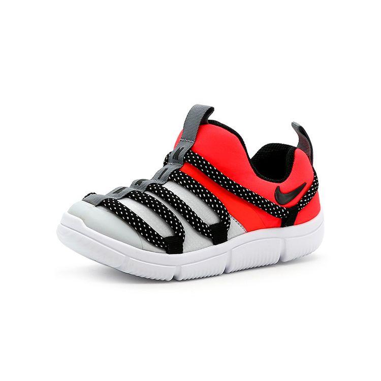 Nike Novice Color Block Low-Top Sports Casual Shoes Baby Sneakers Gray Black Red AQ9662-600