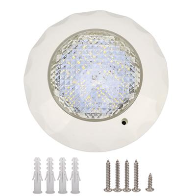 LED Pool Light IP68 Waterproof Underwater Pool Lamp with Wall Mounting Plate AC 12V 15W